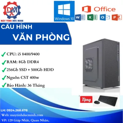 PC văn phòng i3 12100 / 8GB – 256GB