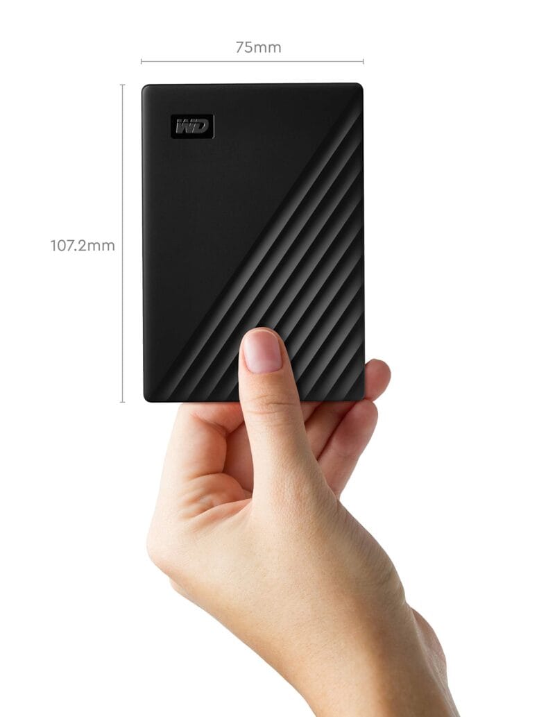 Ổ cứng di động HDD Portable 2TB WD My Passport (Bản mới nhất - Siêu mỏng - Màu đen)